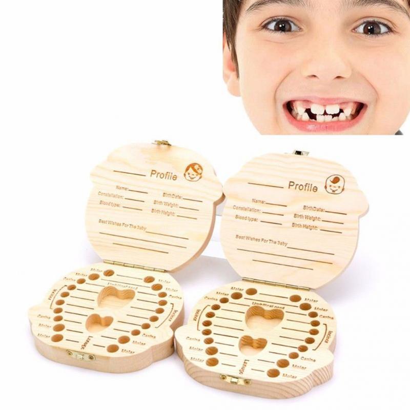 Wooden Baby Teeth Souvenir Box