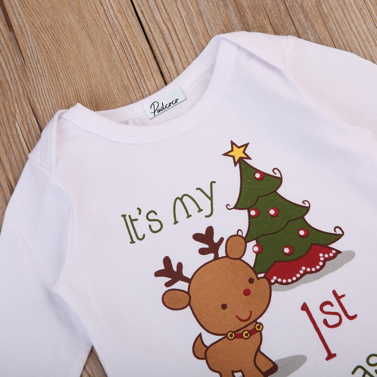 First Christmas Baby Romper - BabyOlivia