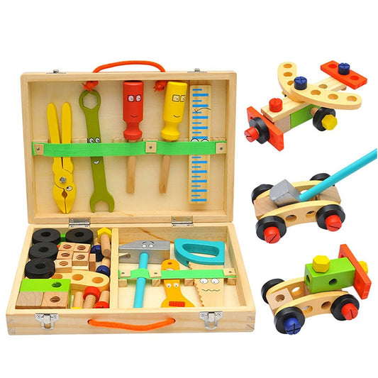 Wooden Assembling Montessori Toy - BabyOlivia