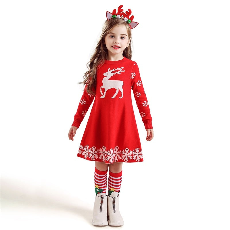 Christmas Girl Dress - BabyOlivia