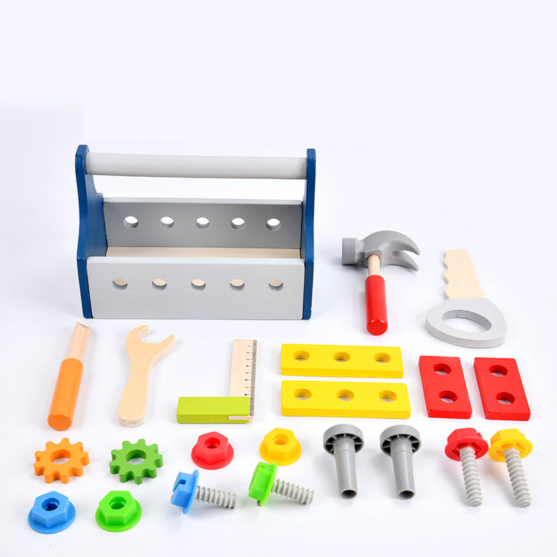 Kids Wooden Portable Screw Tool - BabyOlivia