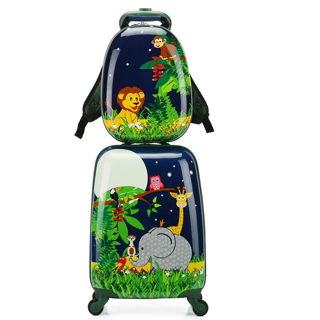 Kids Rolling Suitcases Set