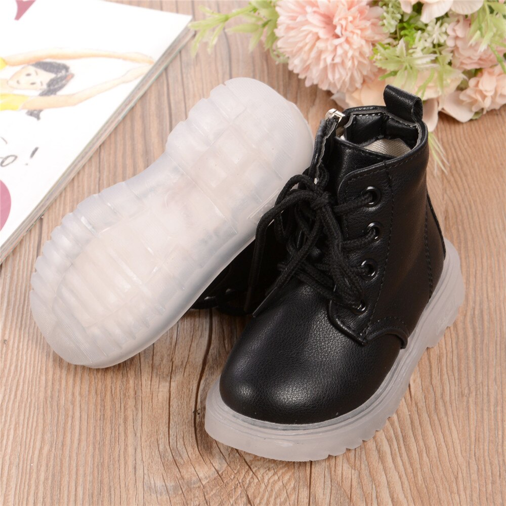 Fashion Leather Martin Boots
