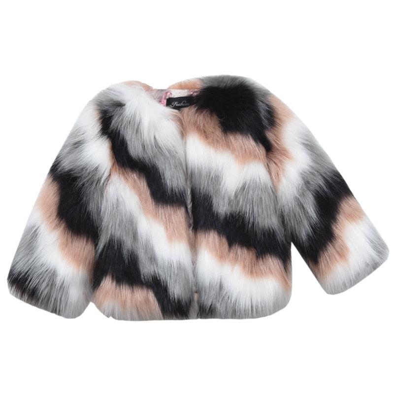Faux Coat with Fur