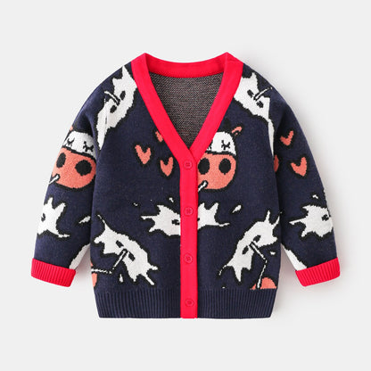Winter Cardigan Designer Sweater 2-6Y