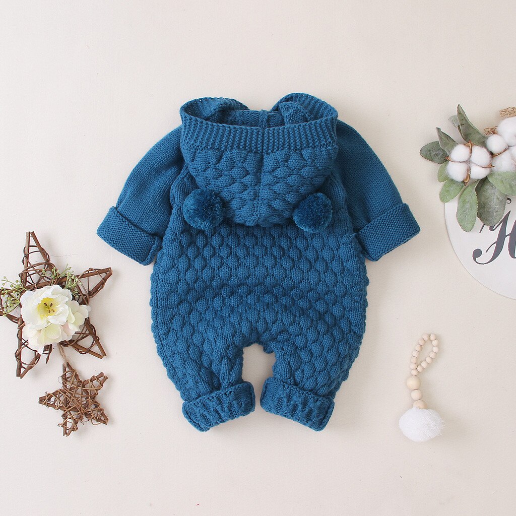 Knitted One-piece Romper - BabyOlivia