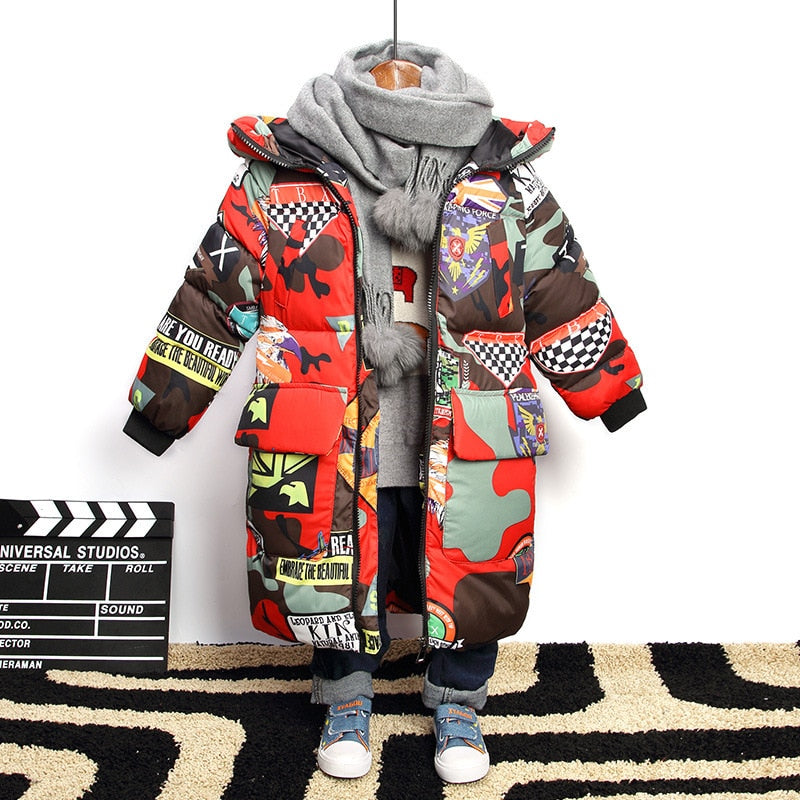 Designer Winter Jacket For Boys 3-12Y