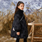 Winter Warm Trench Coat For Girls 6-16Y