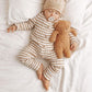 Newborn Infant Baby Boy Girl Romper Soft Knit Long Sleeve