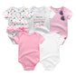 5 Pcs Baby Boys & Girls 100% Cotton Rompers