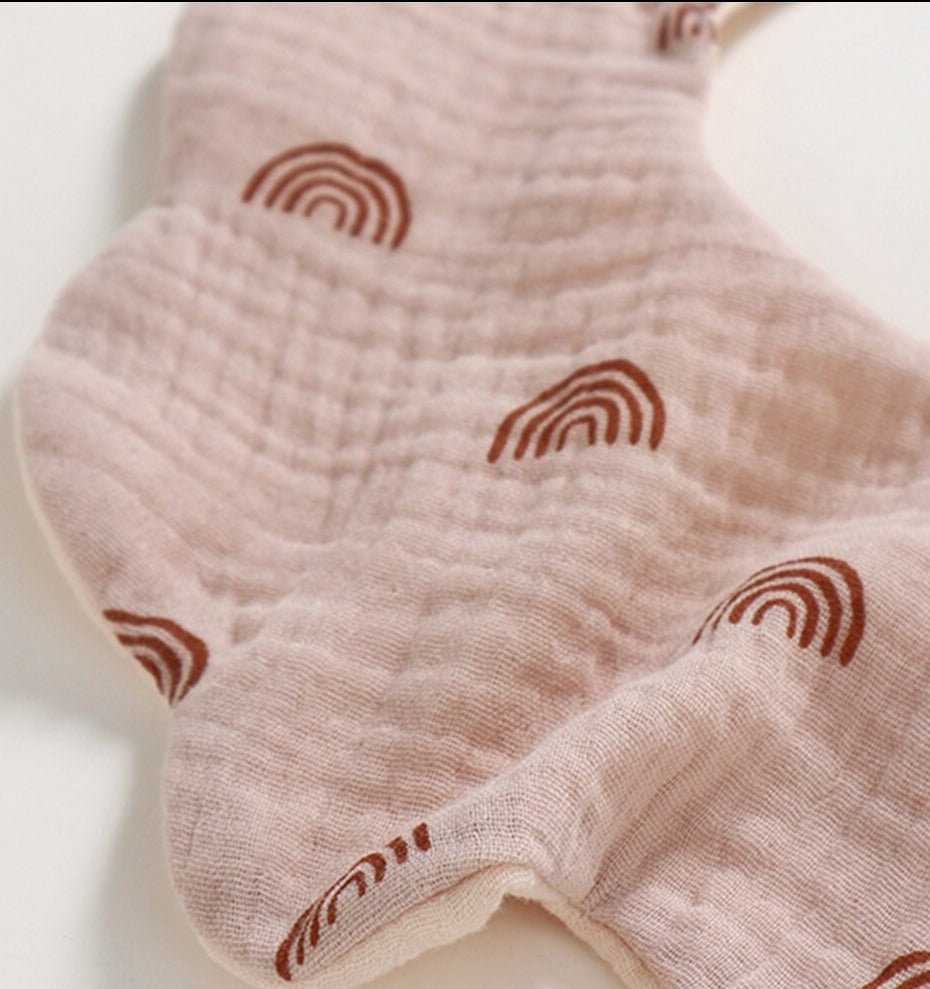 6 Layers Cotton Anti-spitting 360 Degree Rotation Burp Cloth
